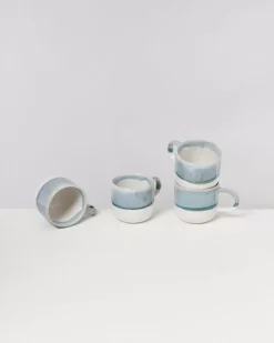 Coimbra 4Er Set Tasse Gros Graublau