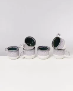 Coimbra 6Er Set Tasse Gros Rosa Grun