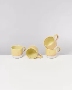 Coimbra 4Er Set Tasse Gros Gelb
