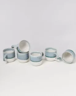 Coimbra 6Er Set Tasse Gros Graublau