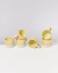 Coimbra 6Er Set Tasse Gros Gelb