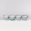 Coimbra 4Er Set Teetasse Graublau