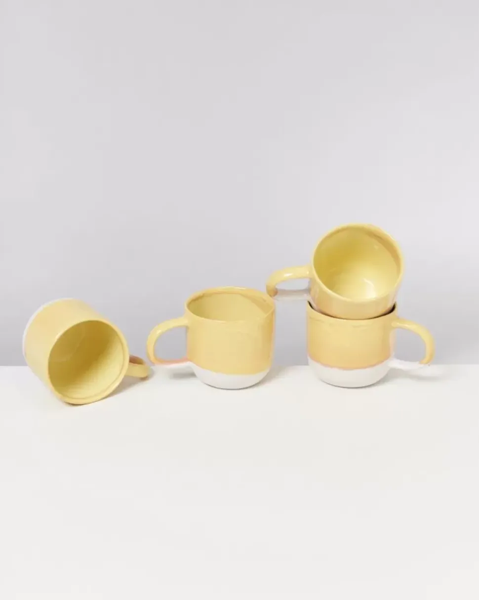 Coimbra 4Er Set Teetasse Gelb