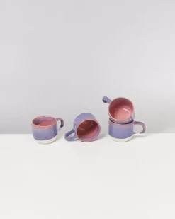 Coimbra Tasse Klein Lila Rosa