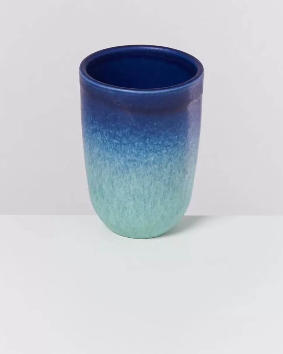 Copa Alto Becher Gros Blau Turkis
