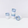 Copa Alto 4Er Set Becher Gros Blau Weis