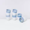 Copa Alto 6Er Set Becher Gros Blau Weis