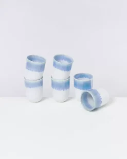 Copa Alto 6Er Set Becher Gros Blau Weis