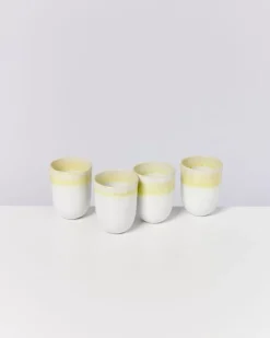 Copa Alto 4Er Set Becher Gros Gelb
