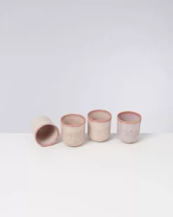 Copa Alto 4Er Set Becher Klein Rosa