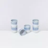Copa Alto 6Er Set Becher Klein Blau Weis