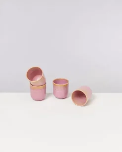 Copa Alto 4Er Set Becher Klein Gelb Rose