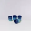 Copa Alto 4Er Set Becher Klein Blau Turkis