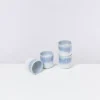 Copa Alto 4Er Set Becher Klein Blau Weis