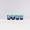 Copa Alto 4Er Set Becher Klein Turkis