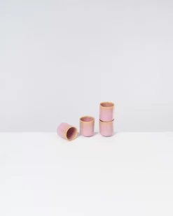 Copa Alto 4Er Set Espressobecher Gelb Rose