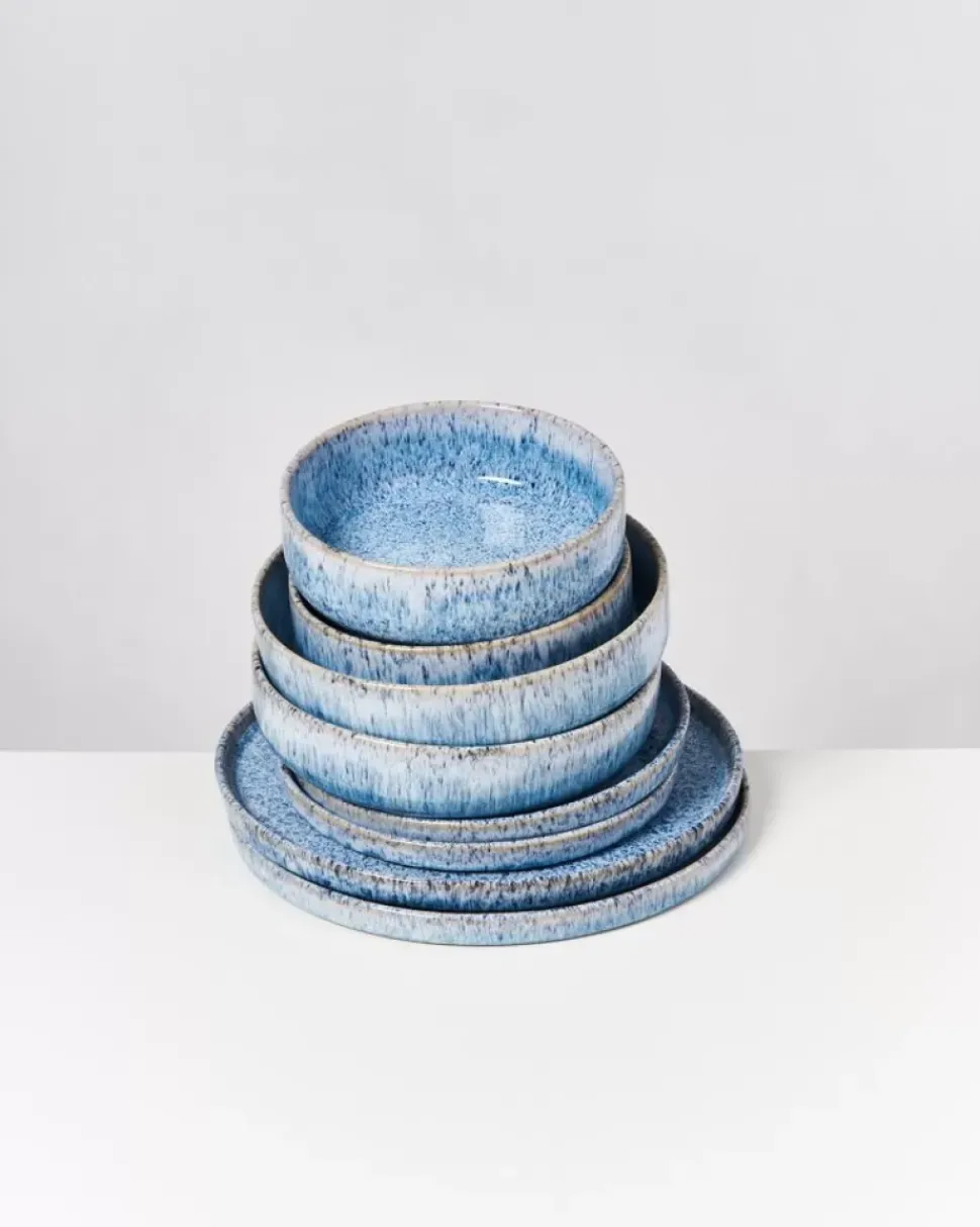 Cordoama Blau Gesprenkelt - 8 Teiliges Set