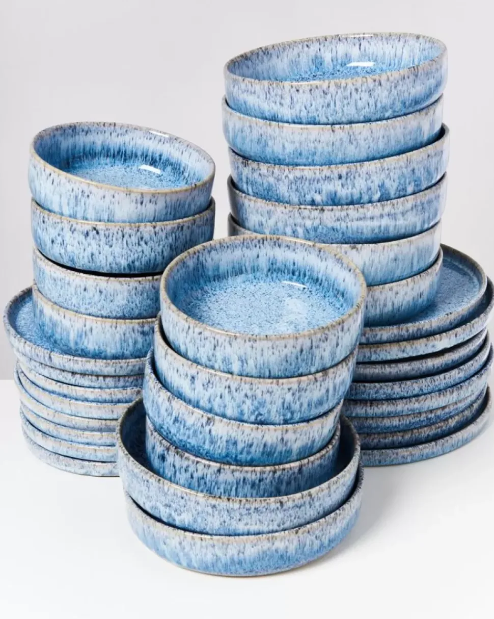 Cordoama Blau Gesprenkelt - 32 Teiliges Set