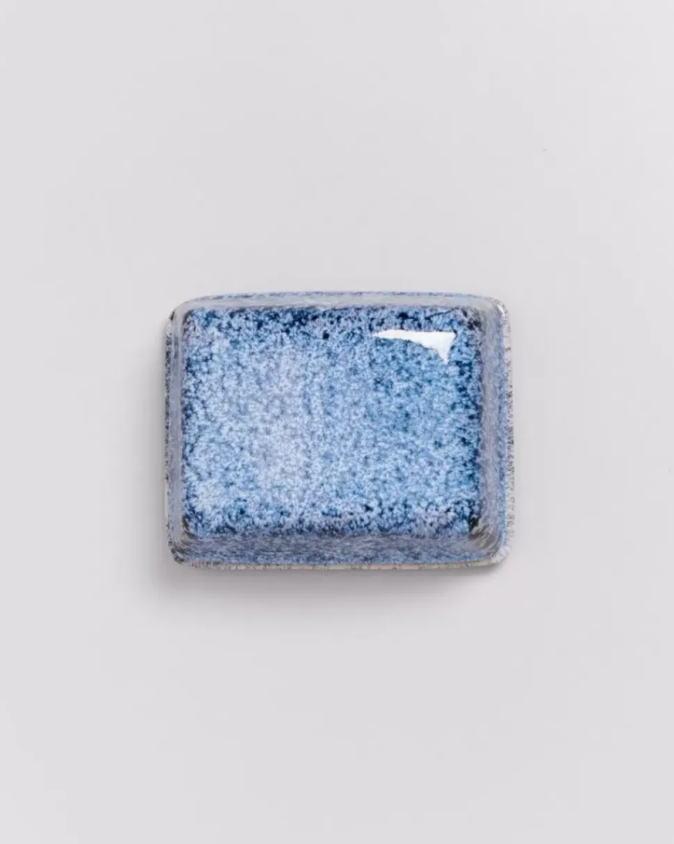 Cordoama Butterdose Blau Gesprenkelt