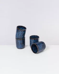 Cordoama 4Er Set Becher Gros Dunkelblau
