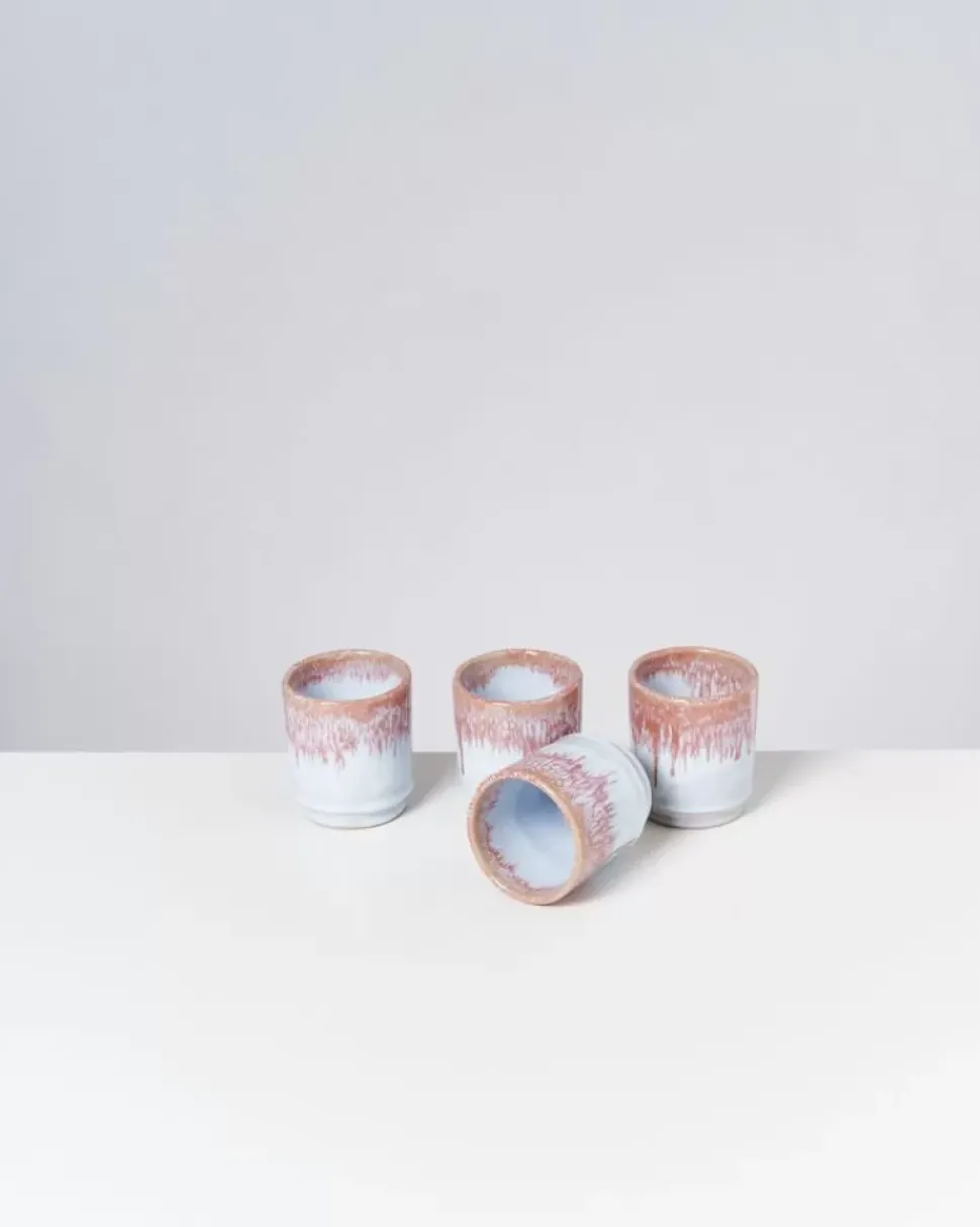 Cordoama 4Er Set Becher Klein Rose