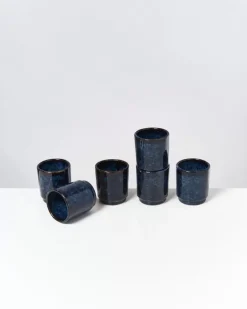 Cordoama 6Er Set Becher Klein Dunkelblau