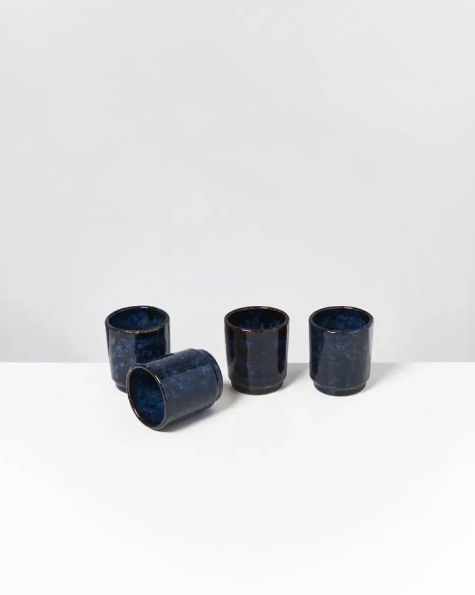 Cordoama 4Er Set Becher Klein Dunkelblau