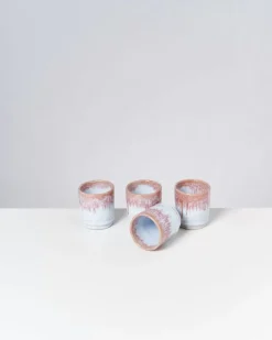 Cordoama 4Er Set Becher Klein Rose