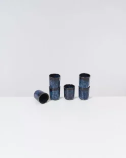 Cordoama 6Er Set Espressobecher Dunkelblau