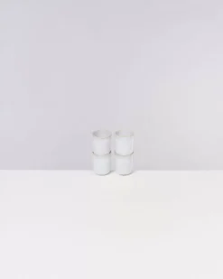 Cordoama 4Er Set Espressobecher Weis