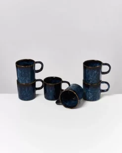 Cordoama 6Er Set Tasse Gros Dunkelblau