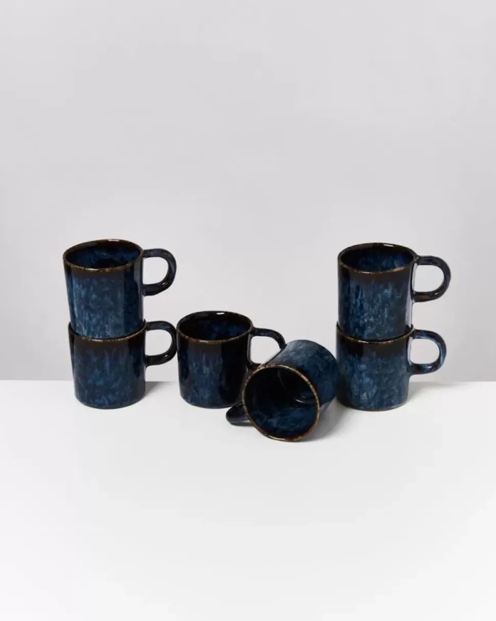 Cordoama 6Er Set Tasse Gros Dunkelblau