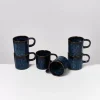 Cordoama 6Er Set Tasse Gros Dunkelblau