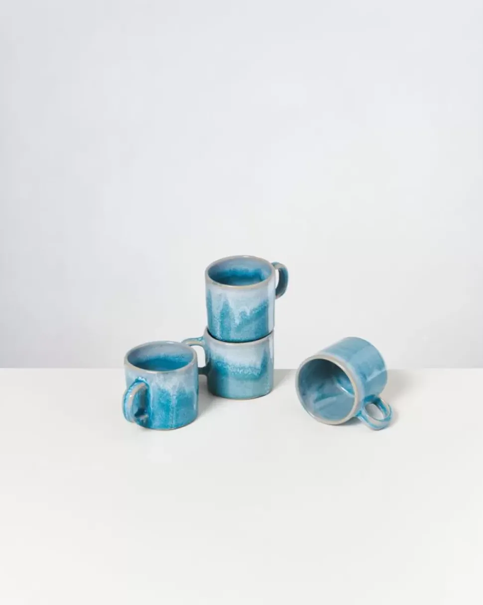 Cordoama 4Er Set Tasse Klein Aqua
