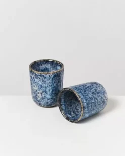 Cordoama Espressobecher Blau Gesprenkelt
