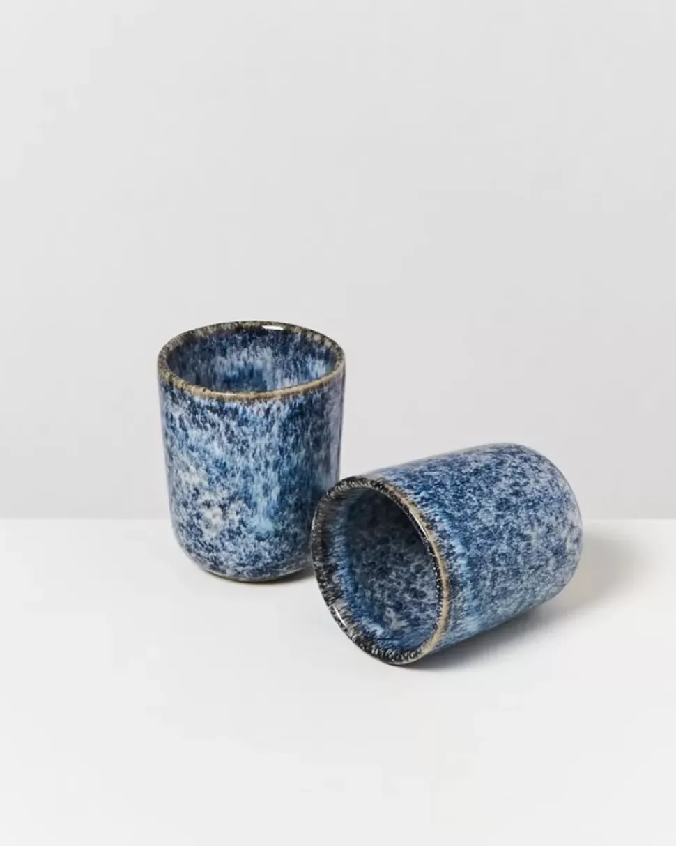 Cordoama Espressobecher Blau Gesprenkelt