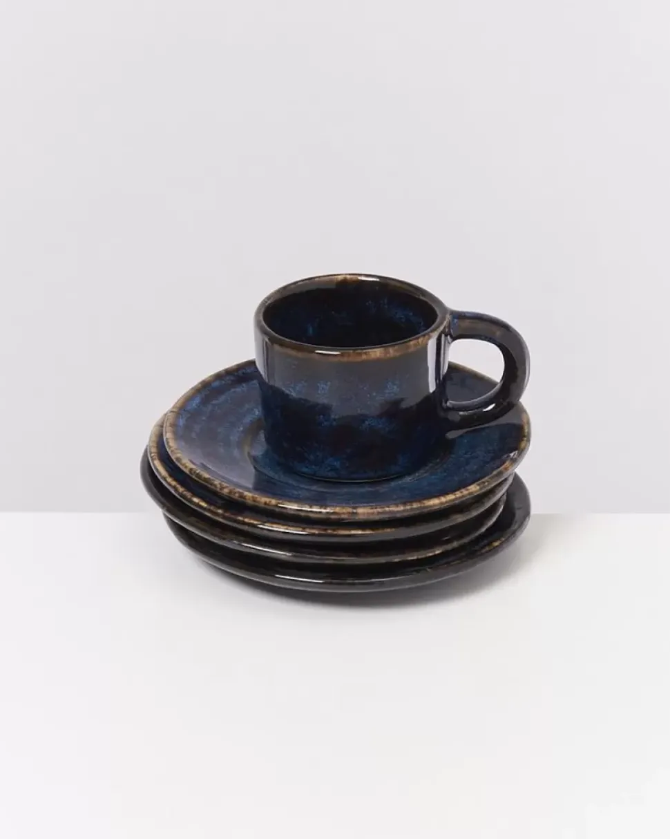 Cordoama Espresso-Untertasse Dunkelblau