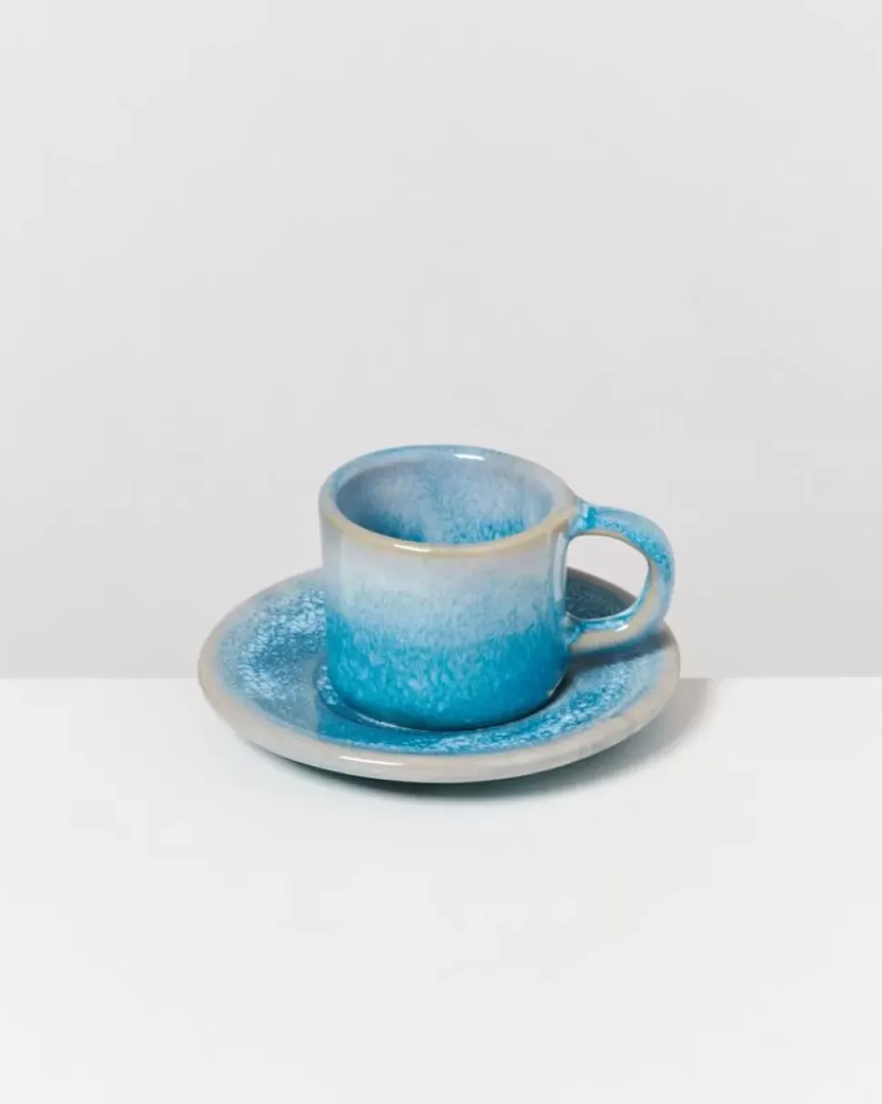 Cordoama Espresso-Untertasse Aqua