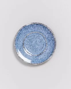Cordoama Espresso-Untertasse Blau Gesprenkelt