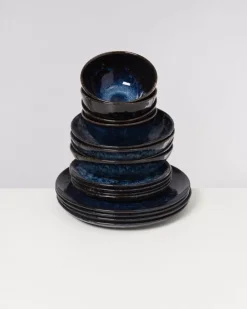 Cordoama Klassik Dunkelblau - 16 Teiliges Set