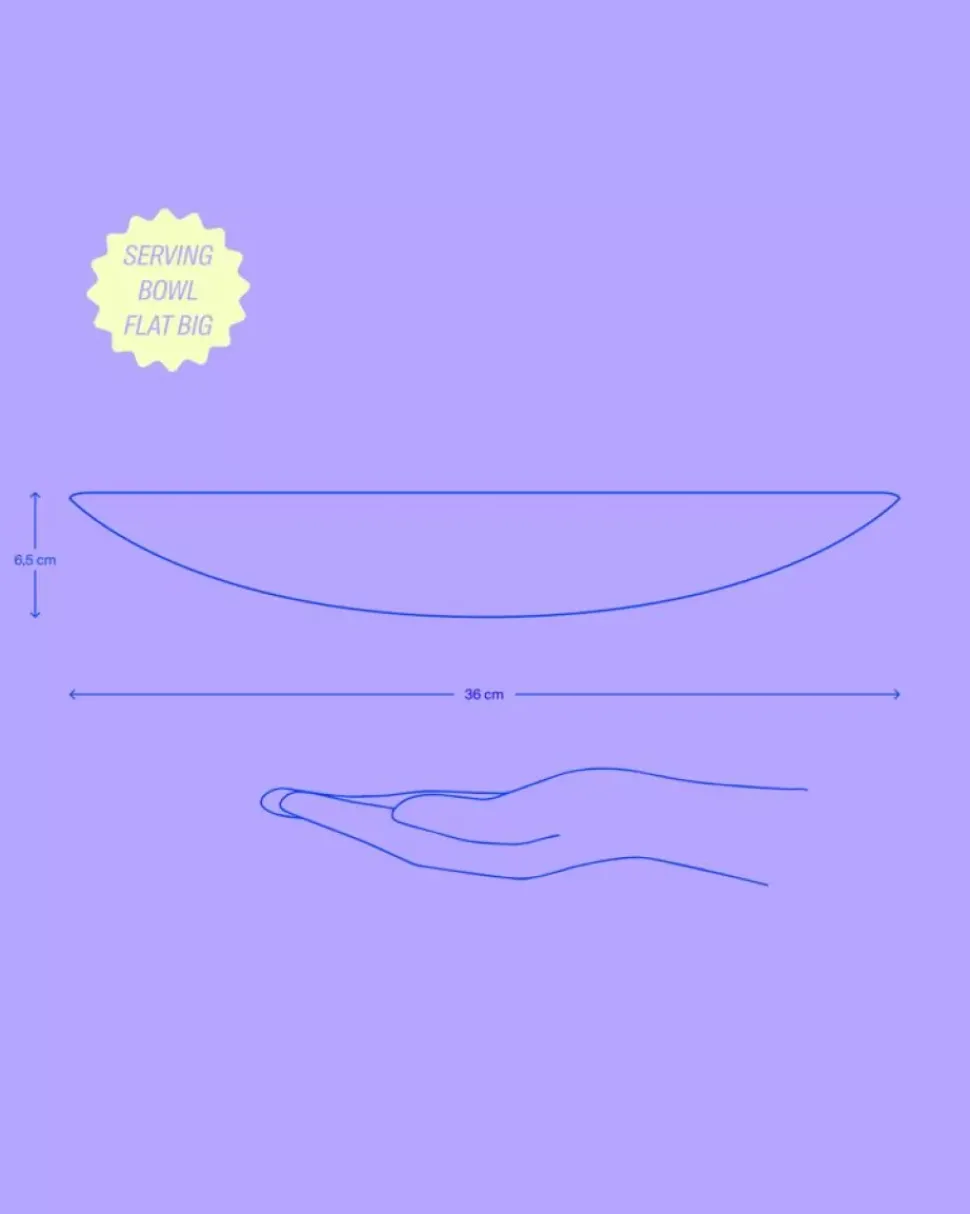 Cordoama Servierschale Gros Flach Rose