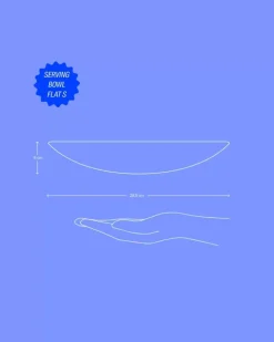 Cordoama Servierschale Klein Flach Aqua