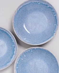 Cordoama Servierschale Klein Flach Blau Gesprenkelt