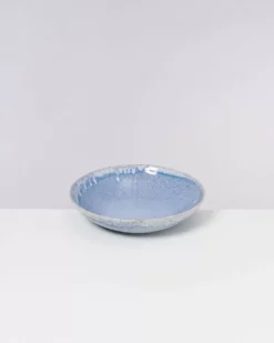 Cordoama Servierschale Klein Flach Blau Gesprenkelt