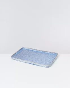 Cordoama Tablett Blau Gesprenkelt