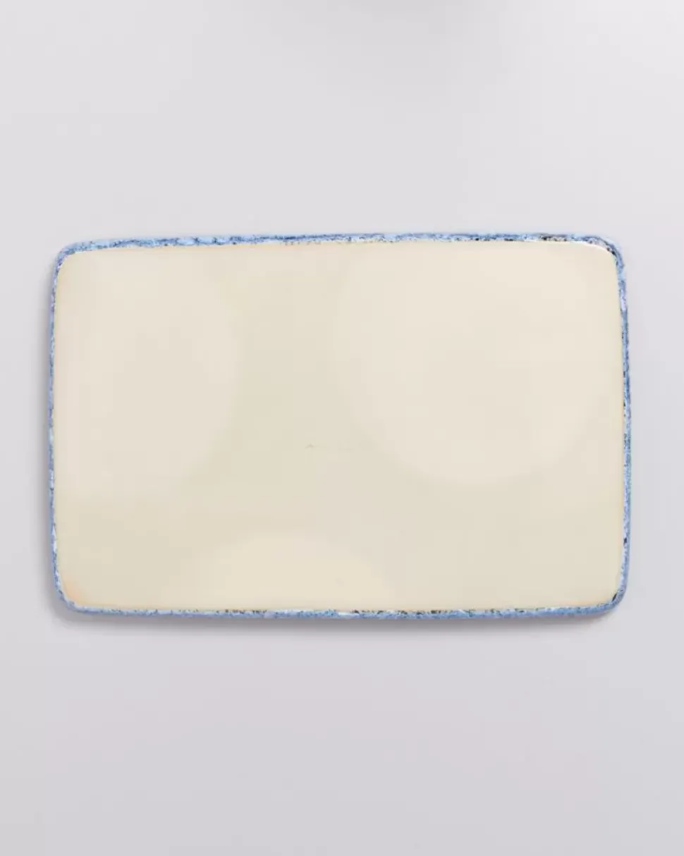 Cordoama Tablett Blau Gesprenkelt