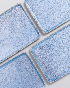 Cordoama Tablett Blau Gesprenkelt