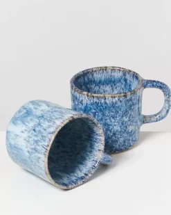 Cordoama Tasse Klein Blau Gesprenkelt