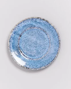 Cordoama Untertasse Blau Gesprenkelt