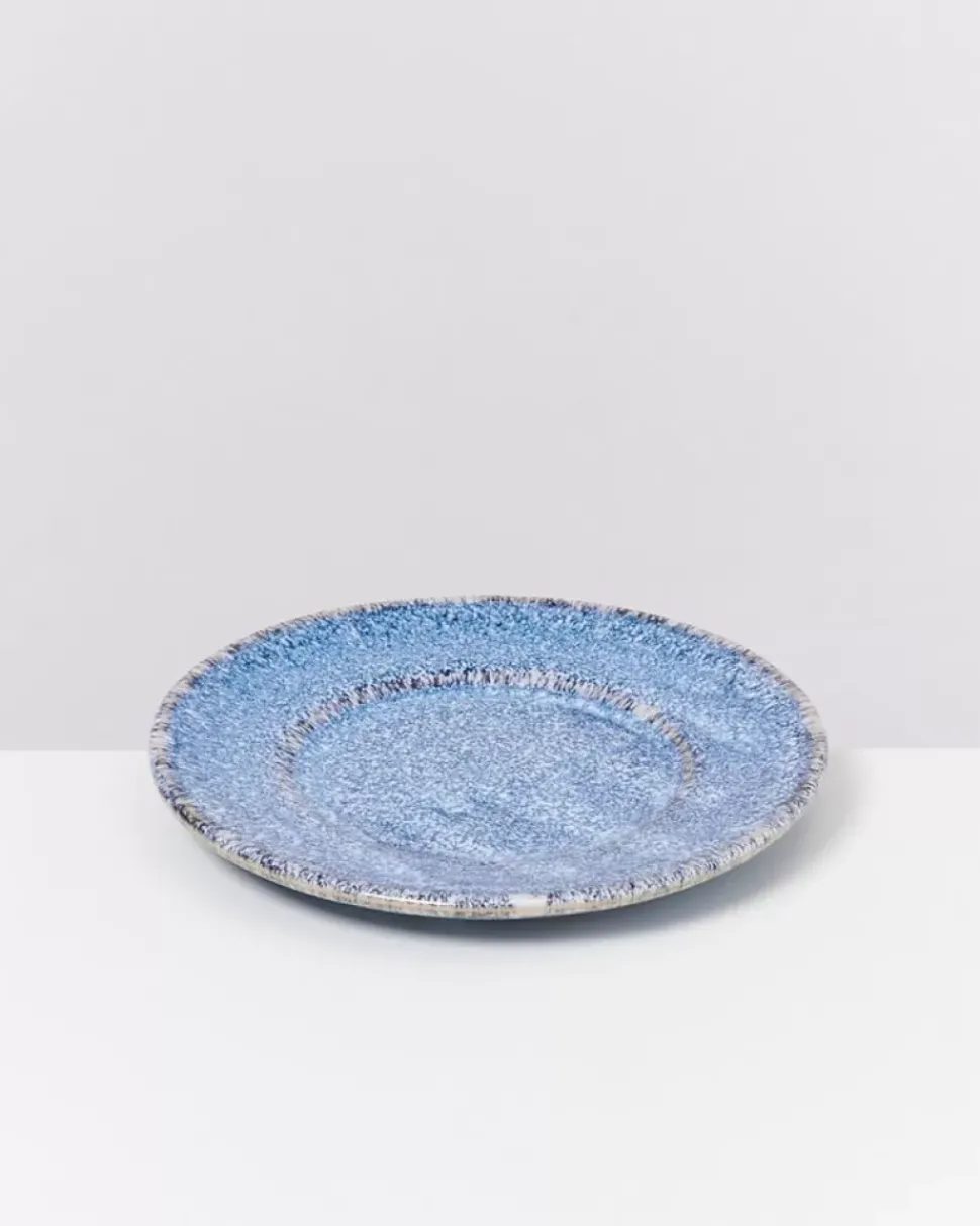 Cordoama Untertasse Blau Gesprenkelt